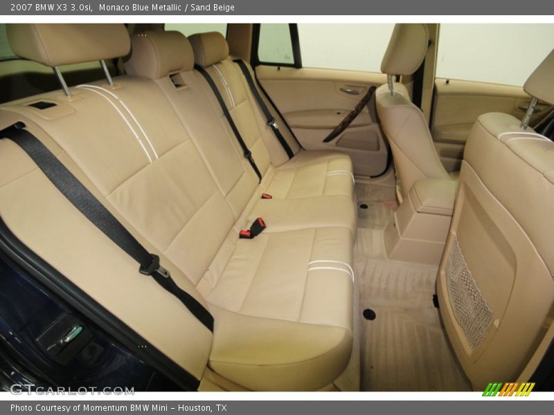 Monaco Blue Metallic / Sand Beige 2007 BMW X3 3.0si