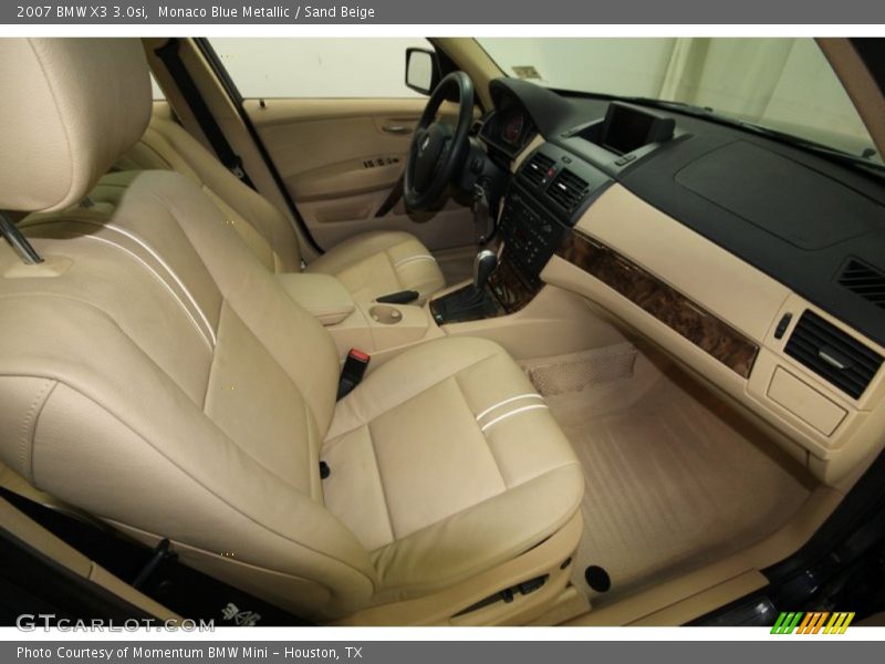 Monaco Blue Metallic / Sand Beige 2007 BMW X3 3.0si