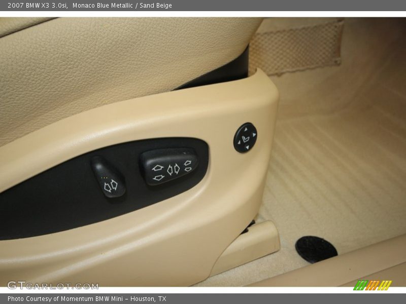 Monaco Blue Metallic / Sand Beige 2007 BMW X3 3.0si