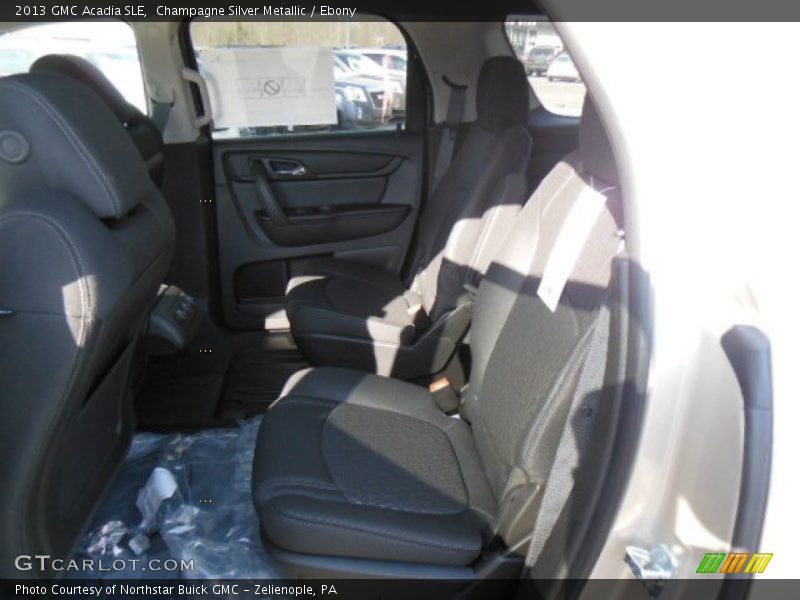 Champagne Silver Metallic / Ebony 2013 GMC Acadia SLE