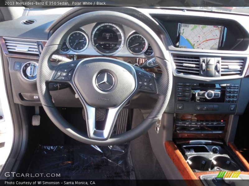 Polar White / Black 2013 Mercedes-Benz E 350 Sedan