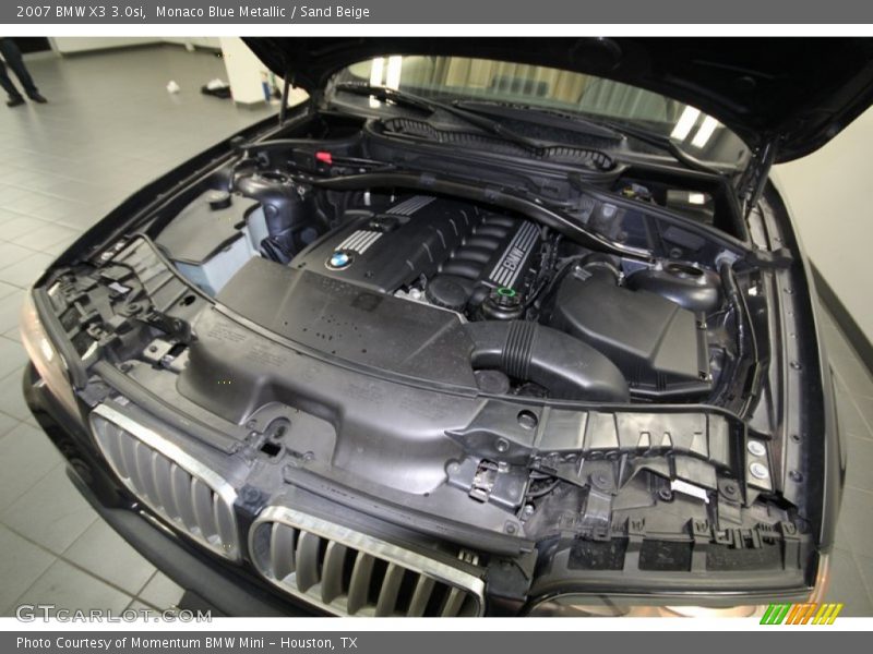Monaco Blue Metallic / Sand Beige 2007 BMW X3 3.0si
