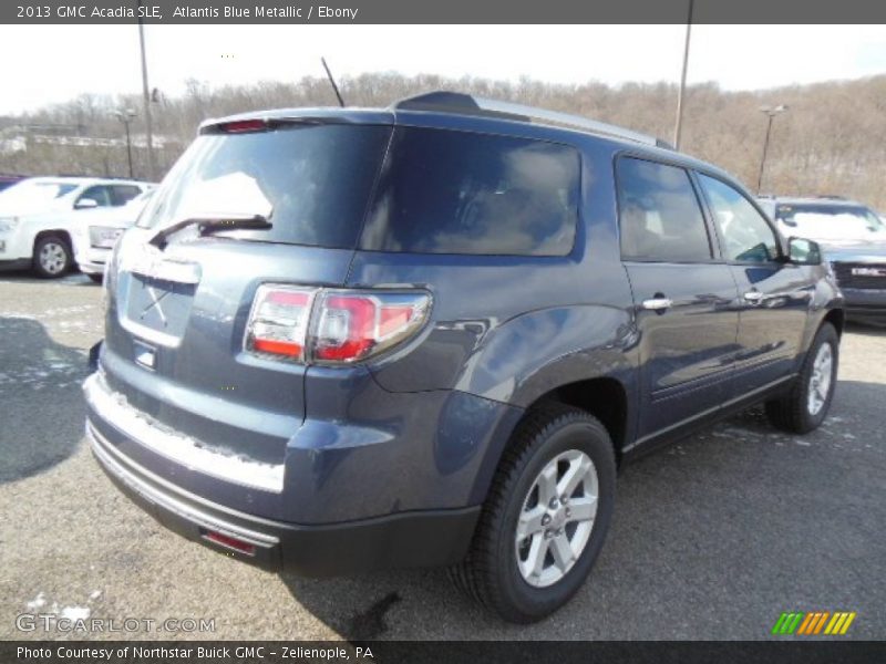 Atlantis Blue Metallic / Ebony 2013 GMC Acadia SLE