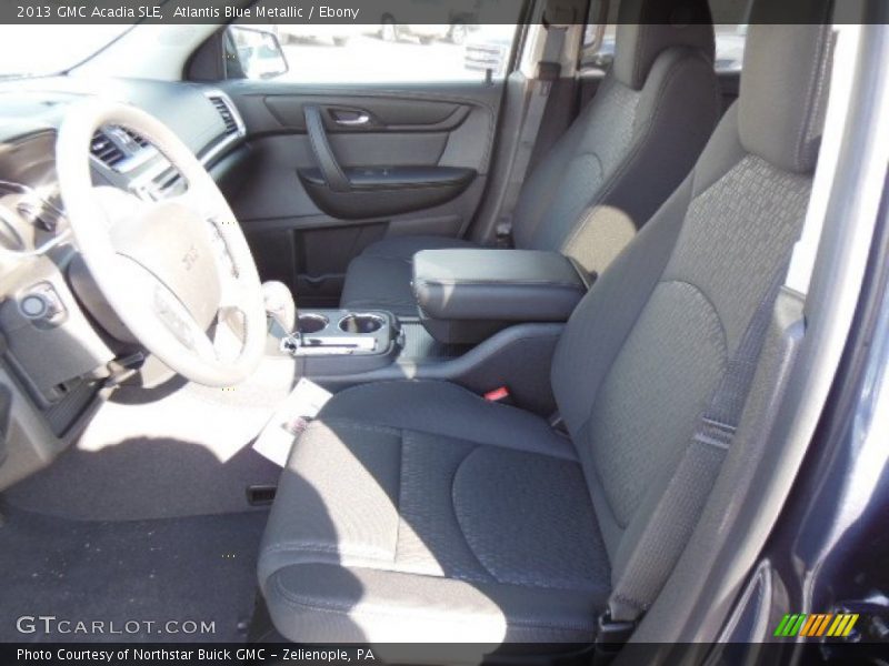 Atlantis Blue Metallic / Ebony 2013 GMC Acadia SLE