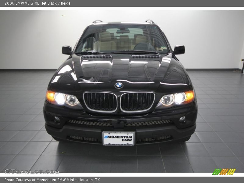 Jet Black / Beige 2006 BMW X5 3.0i