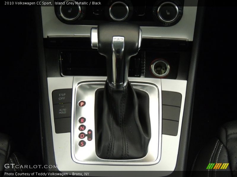 Island Grey Metallic / Black 2010 Volkswagen CC Sport