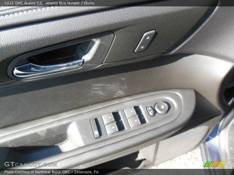 Atlantis Blue Metallic / Ebony 2013 GMC Acadia SLE