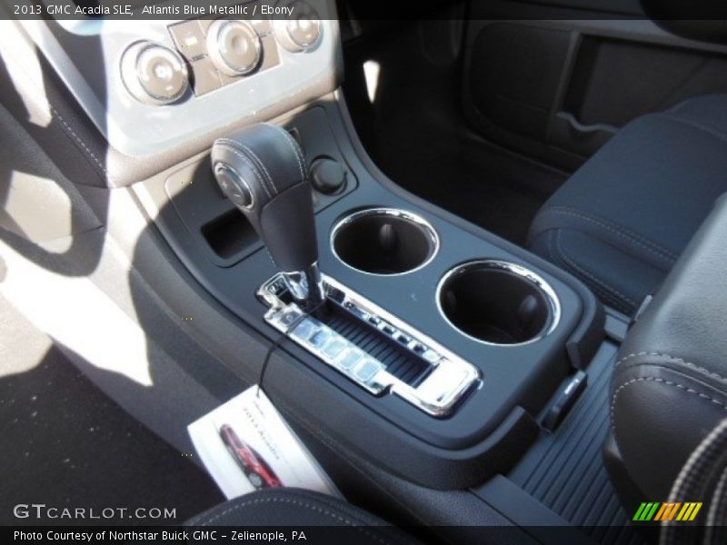 Atlantis Blue Metallic / Ebony 2013 GMC Acadia SLE