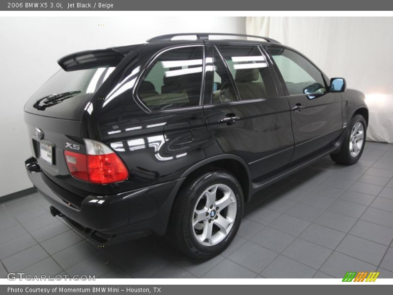 Jet Black / Beige 2006 BMW X5 3.0i
