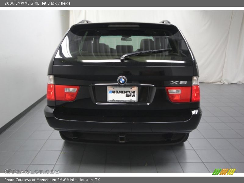 Jet Black / Beige 2006 BMW X5 3.0i