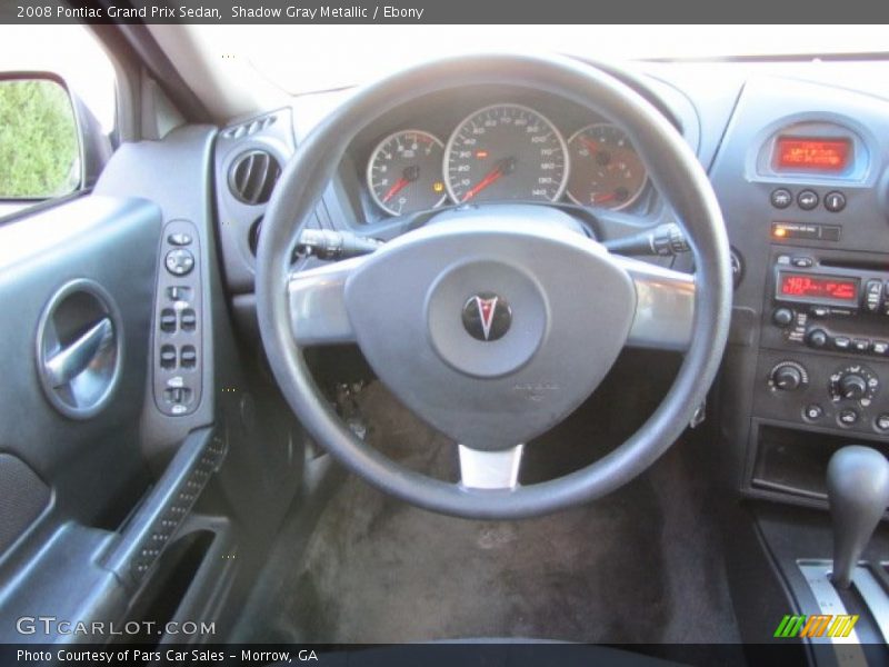 Shadow Gray Metallic / Ebony 2008 Pontiac Grand Prix Sedan