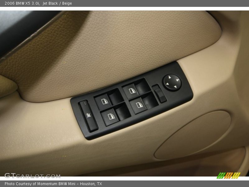 Jet Black / Beige 2006 BMW X5 3.0i