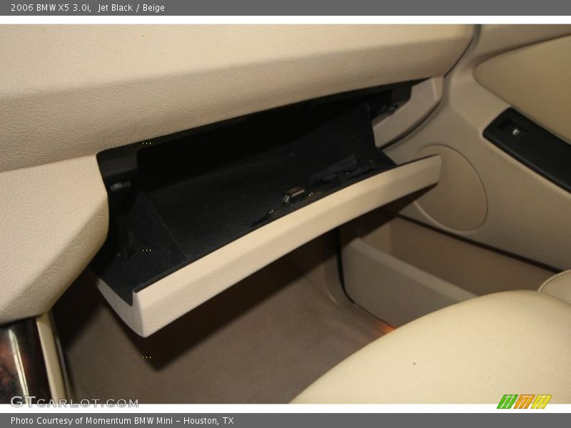 Jet Black / Beige 2006 BMW X5 3.0i