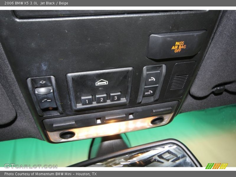 Jet Black / Beige 2006 BMW X5 3.0i