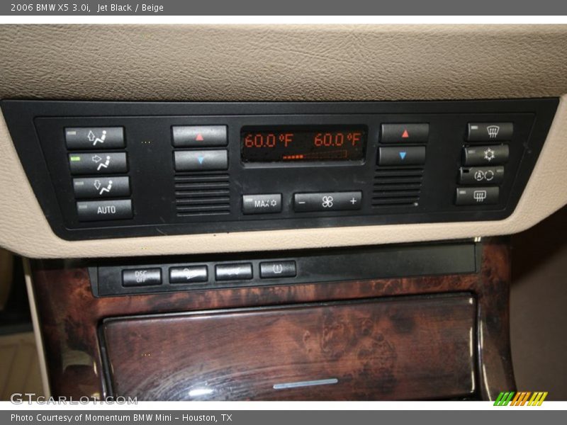 Controls of 2006 X5 3.0i