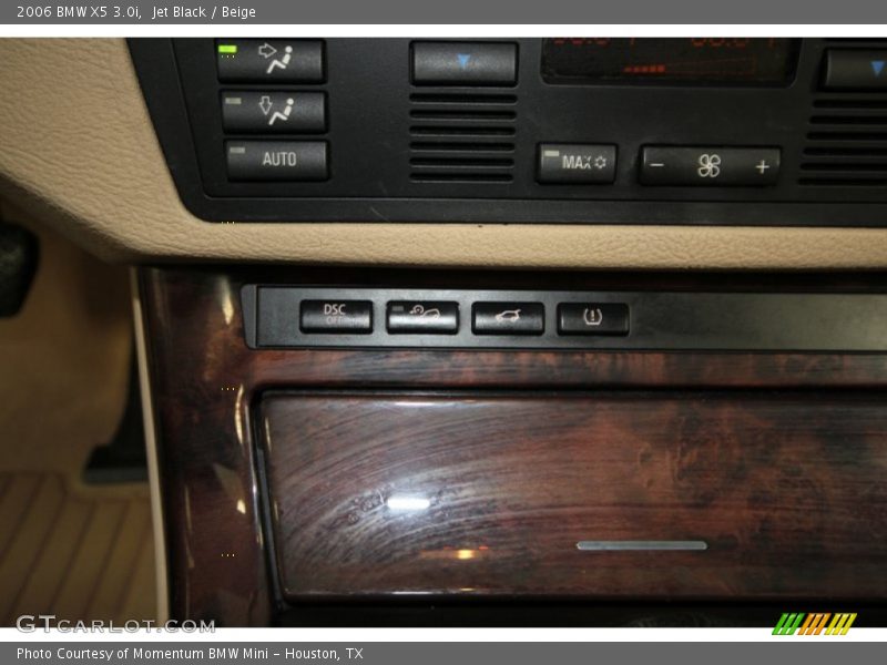 Jet Black / Beige 2006 BMW X5 3.0i