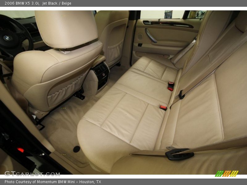 Jet Black / Beige 2006 BMW X5 3.0i