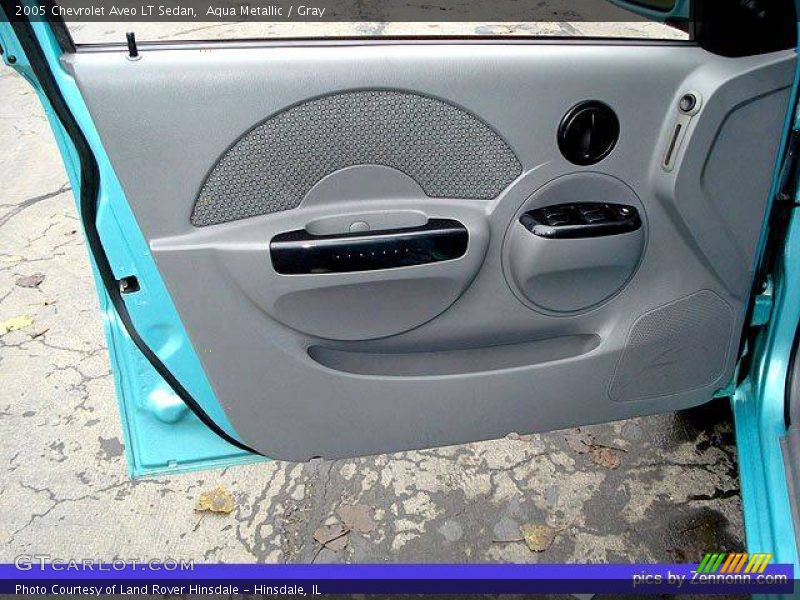 Aqua Metallic / Gray 2005 Chevrolet Aveo LT Sedan