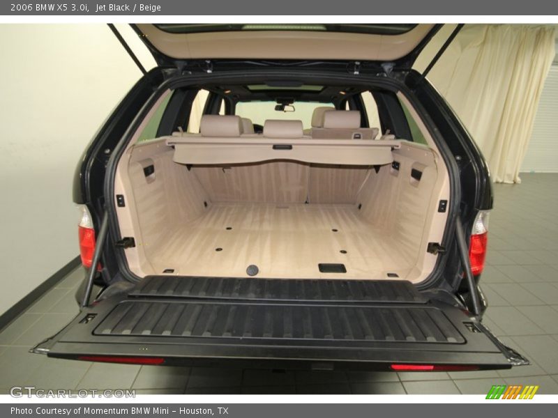 Jet Black / Beige 2006 BMW X5 3.0i
