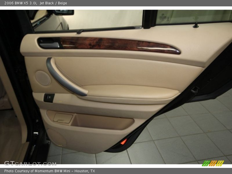 Jet Black / Beige 2006 BMW X5 3.0i