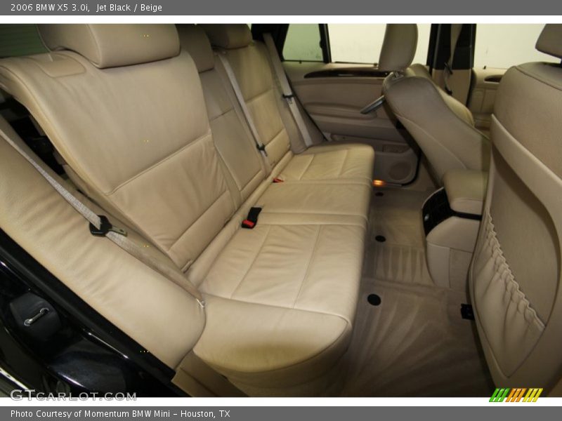Jet Black / Beige 2006 BMW X5 3.0i