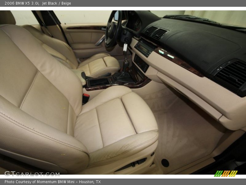 Jet Black / Beige 2006 BMW X5 3.0i