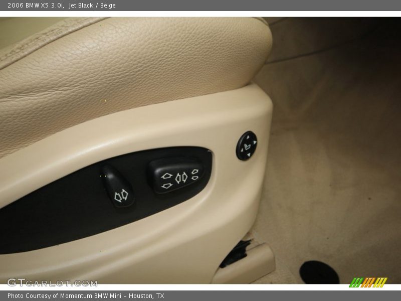 Jet Black / Beige 2006 BMW X5 3.0i