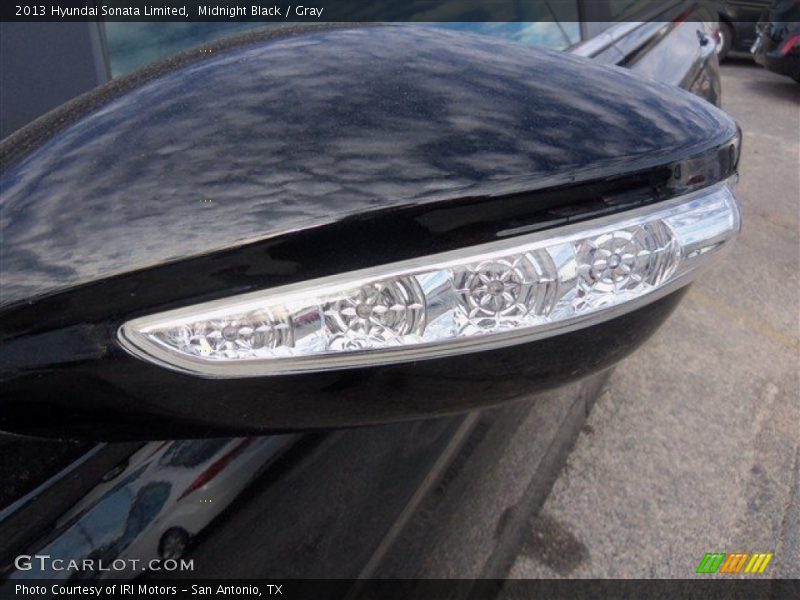Midnight Black / Gray 2013 Hyundai Sonata Limited
