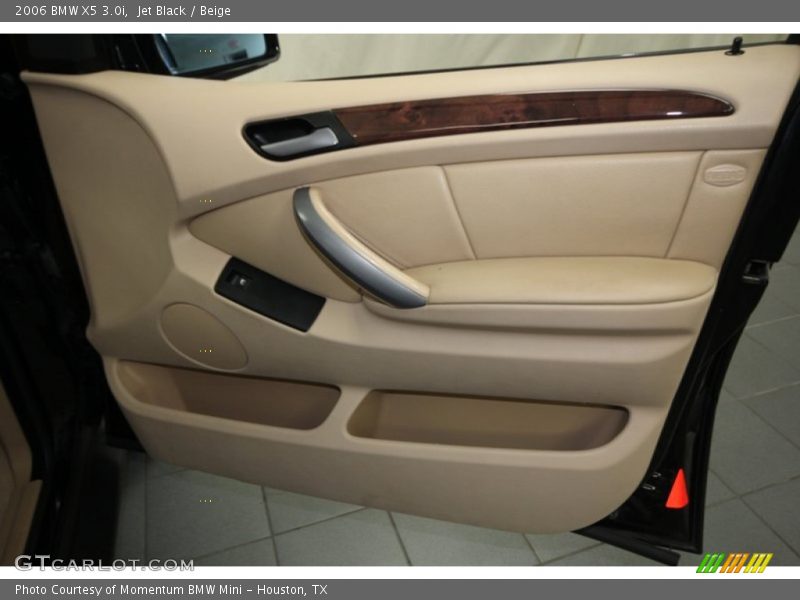Jet Black / Beige 2006 BMW X5 3.0i