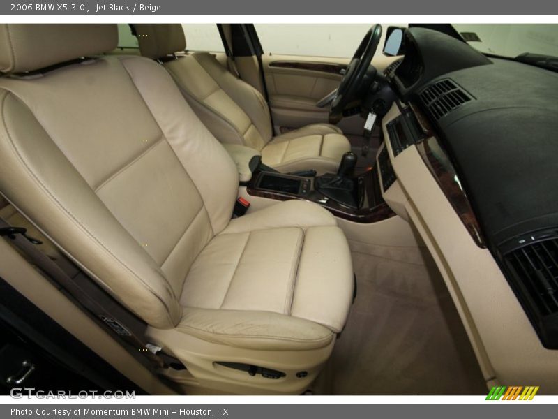 Jet Black / Beige 2006 BMW X5 3.0i