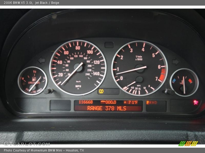  2006 X5 3.0i 3.0i Gauges