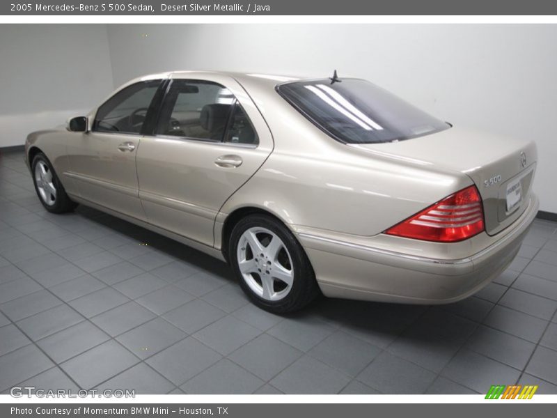 Desert Silver Metallic / Java 2005 Mercedes-Benz S 500 Sedan