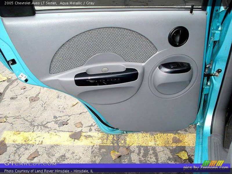Aqua Metallic / Gray 2005 Chevrolet Aveo LT Sedan