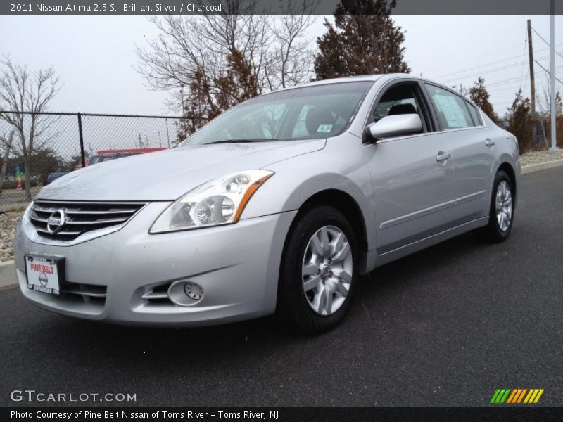 Brilliant Silver / Charcoal 2011 Nissan Altima 2.5 S