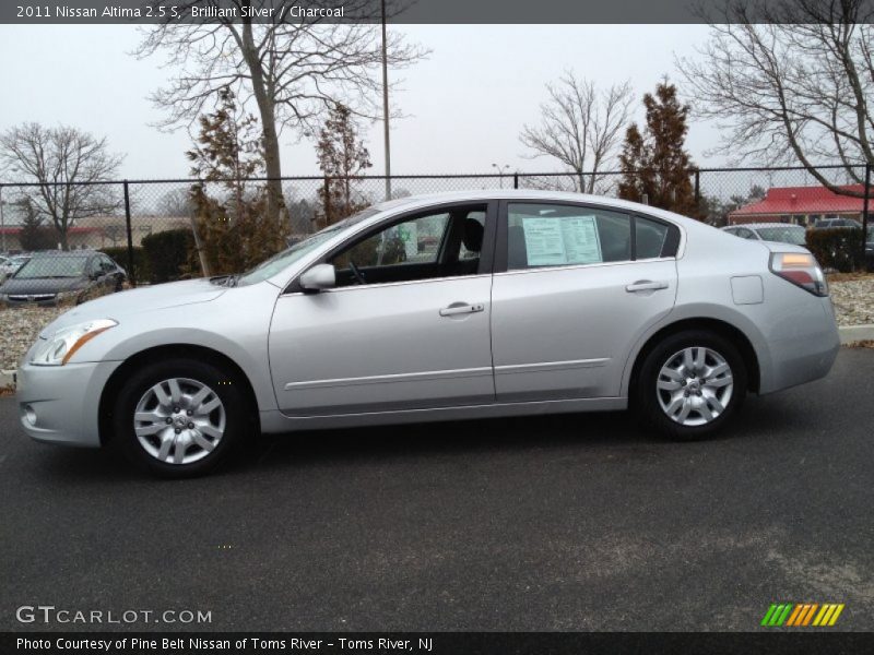 Brilliant Silver / Charcoal 2011 Nissan Altima 2.5 S