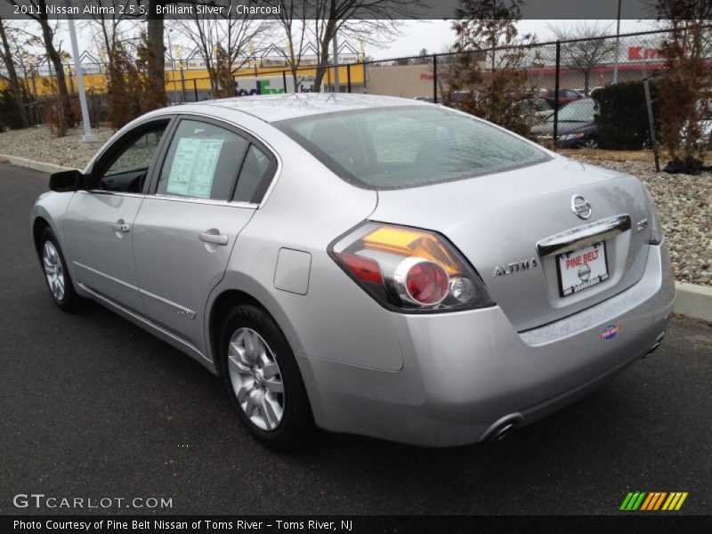 Brilliant Silver / Charcoal 2011 Nissan Altima 2.5 S