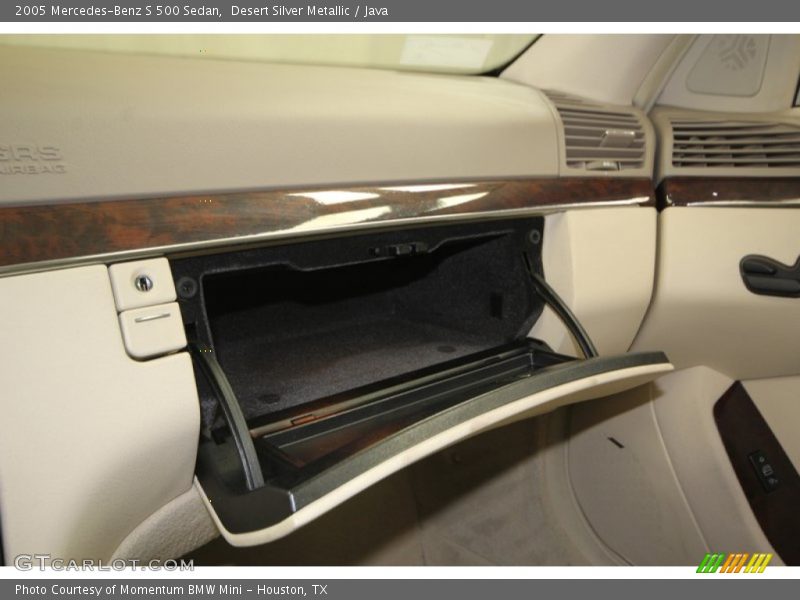 Desert Silver Metallic / Java 2005 Mercedes-Benz S 500 Sedan