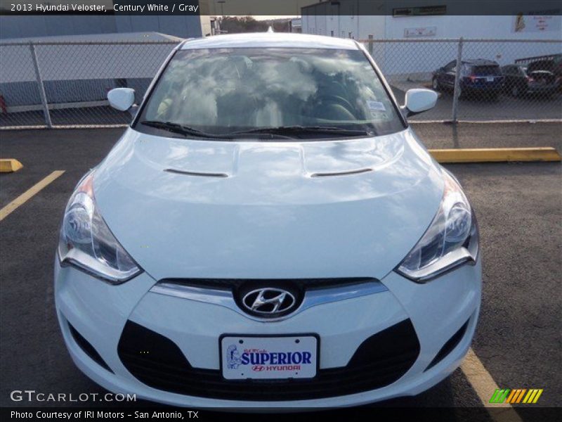 Century White / Gray 2013 Hyundai Veloster