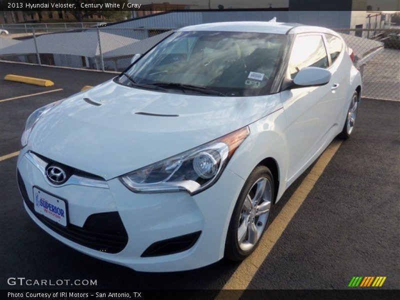 Century White / Gray 2013 Hyundai Veloster
