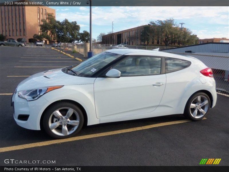 Century White / Gray 2013 Hyundai Veloster