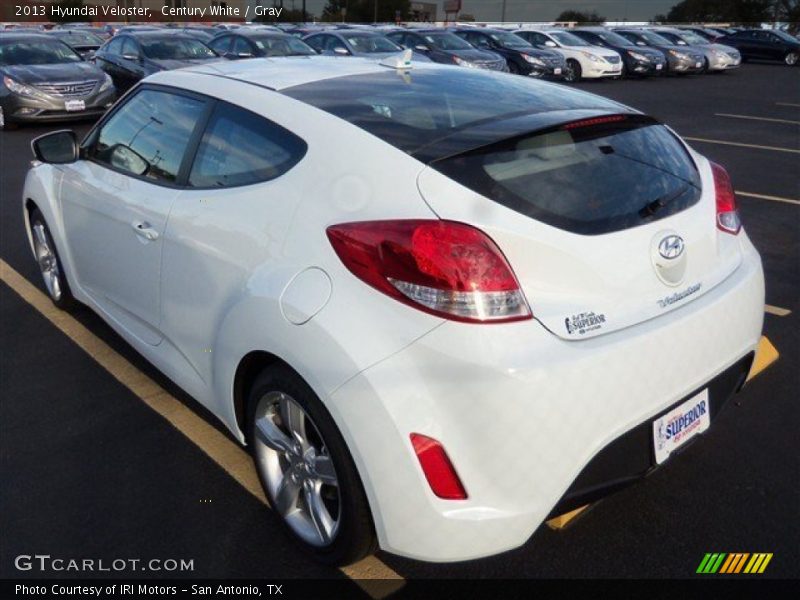Century White / Gray 2013 Hyundai Veloster