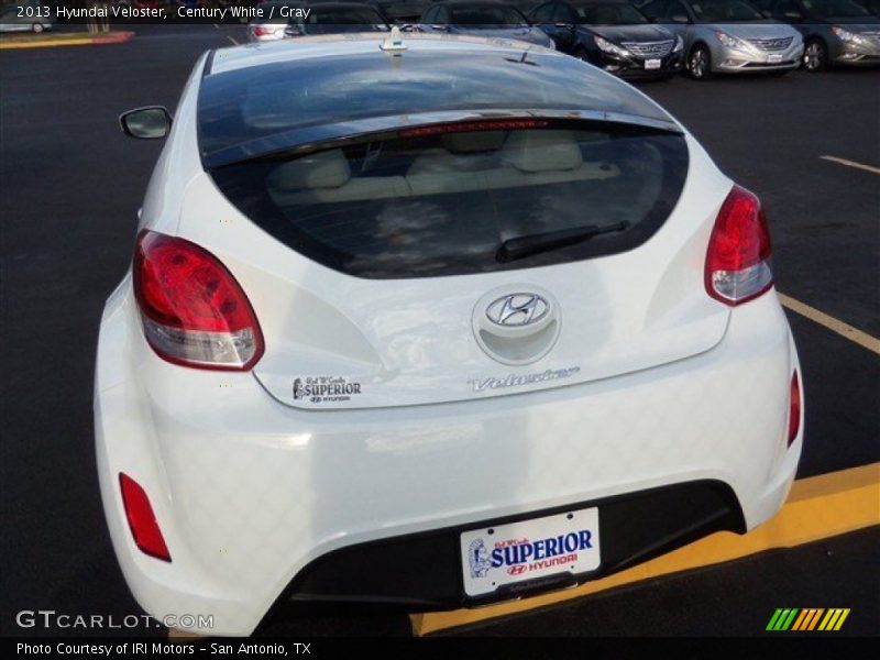 Century White / Gray 2013 Hyundai Veloster