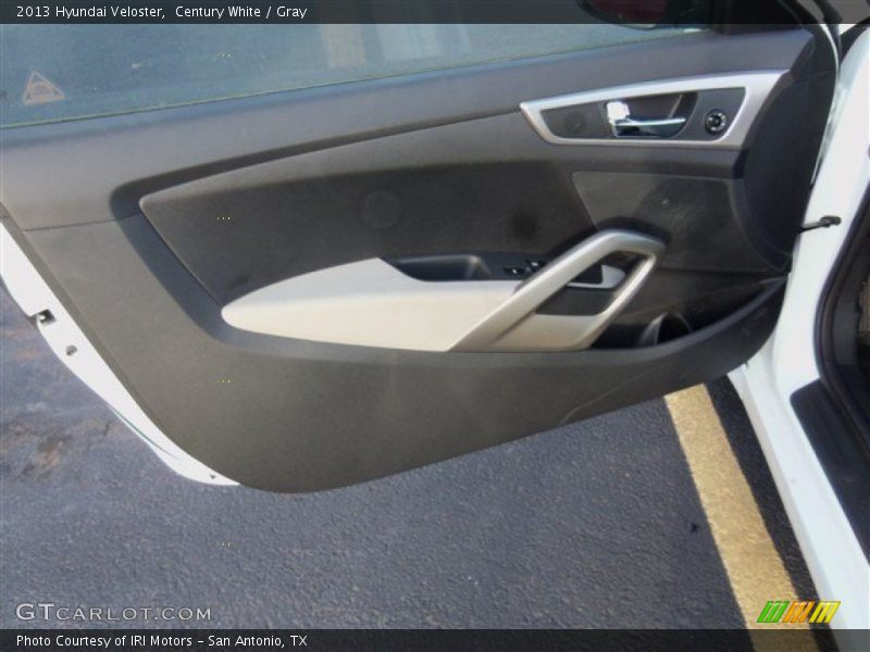 Century White / Gray 2013 Hyundai Veloster