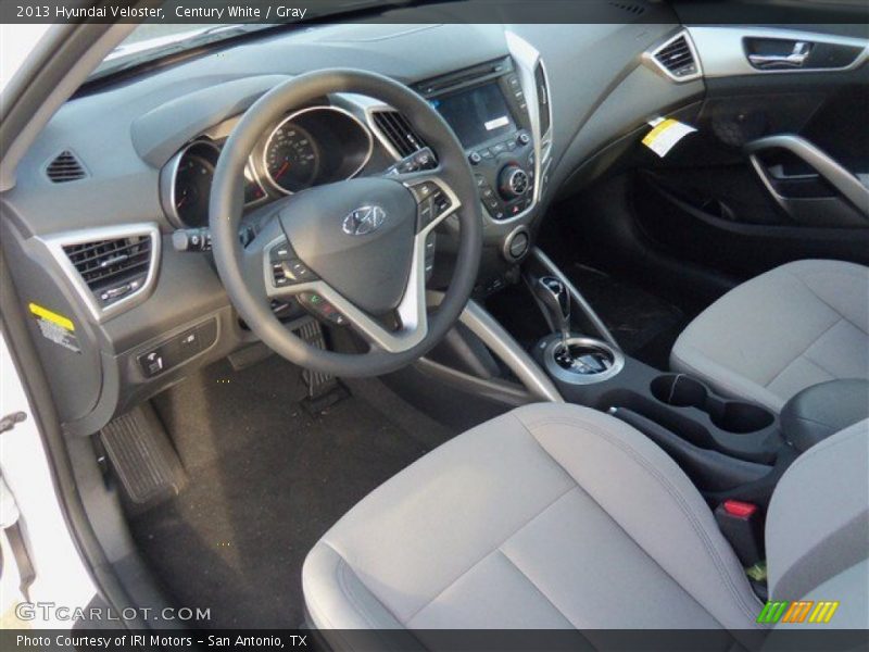 Century White / Gray 2013 Hyundai Veloster