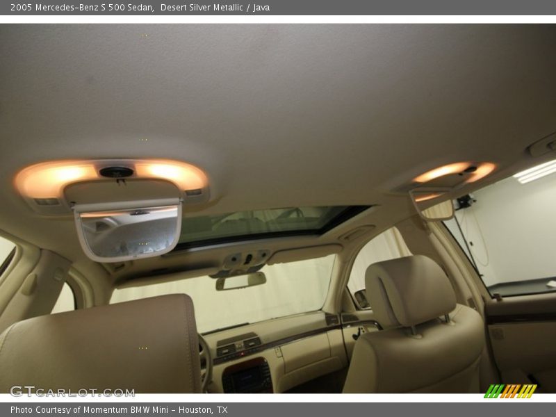 Desert Silver Metallic / Java 2005 Mercedes-Benz S 500 Sedan
