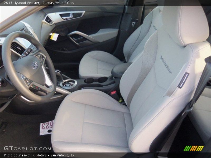Century White / Gray 2013 Hyundai Veloster