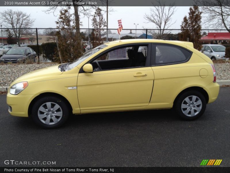  2010 Accent GS 3 Door Mellow Yellow