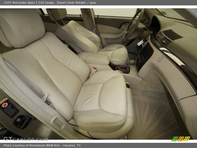  2005 S 500 Sedan Java Interior