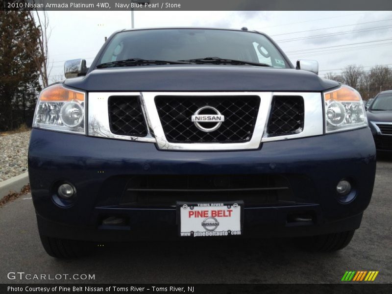 Navy Blue Pearl / Stone 2010 Nissan Armada Platinum 4WD