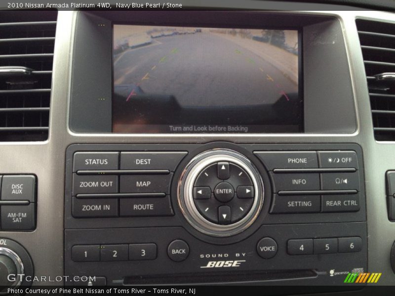 Navy Blue Pearl / Stone 2010 Nissan Armada Platinum 4WD